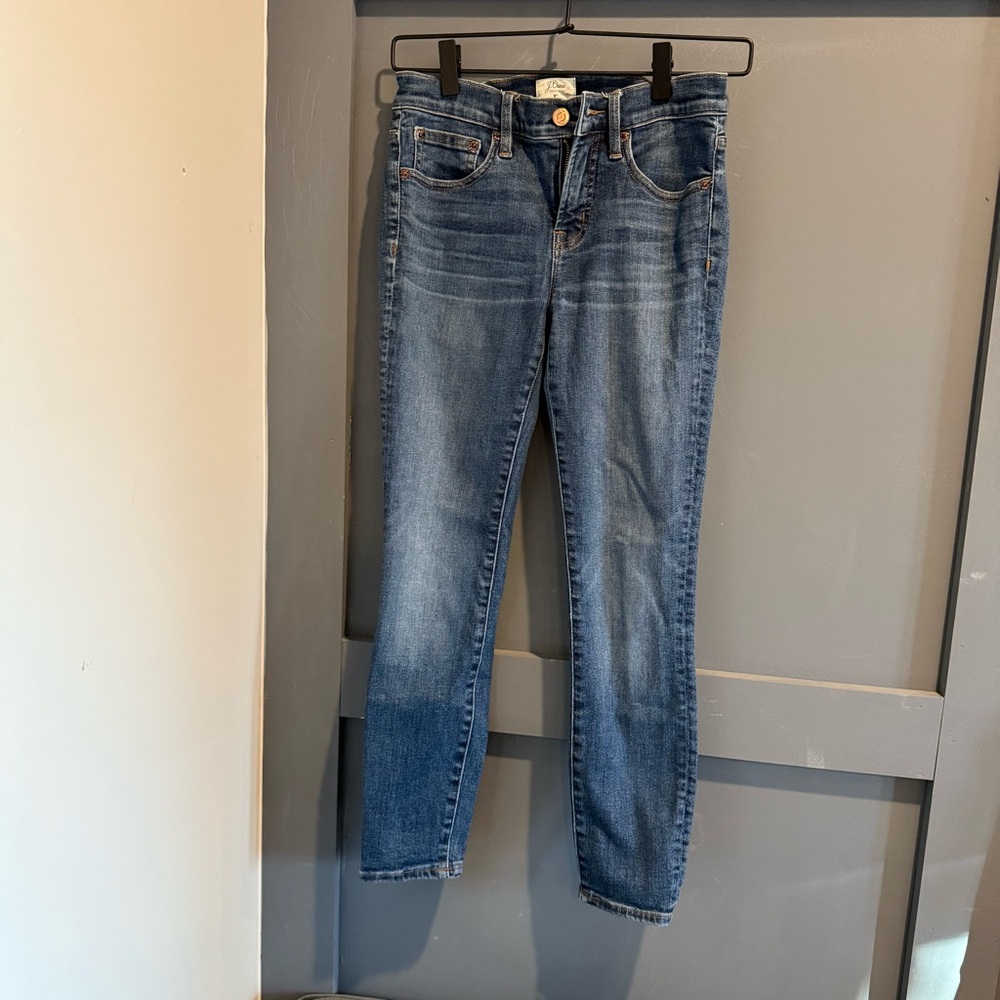 2 pairs J. Crew Women's Medium Blue Denim Jeans